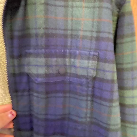 Men’s large classic fit Eddie Bauer fuzzy jacket - Picture 3 of 8